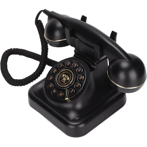 Téléphone Antique, Téléphone Fixe Vintage Pour La Maison, Le Bureau, Le Café, Le Bar, Téléphone Fixe Fixe À L'Ancienne Pour L'Ornement De Décoration De La Maison