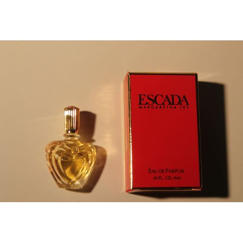 Neuve Et Fermèe Dans Sa Boîte D'Origine,Jolie Miniature Escada Margaretha Ley,Contenance:4ml En Eau De Parfum.