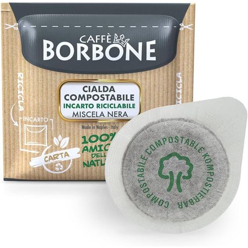 Dosette Compostable, Emballage Recyclable, Mélange De Café Noir - 100 Dosettes De Café - Système Ese