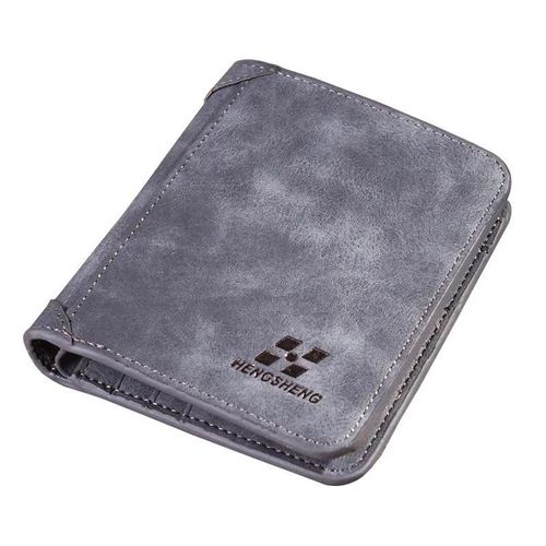Portefeuille En Cuir Pour Hommes,Slim,Hipster,Peau De Vache,Porte-Cartes De Crédit/Carte D'Identité,Inserts,Porte-Monnaie,Portefeuille Pliable D'Affaires De Luxe.Vertical-Blue.