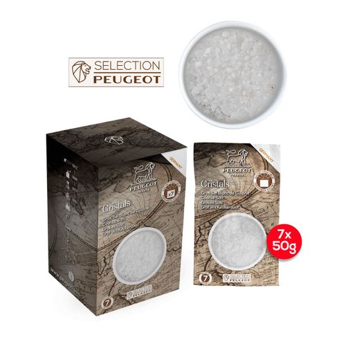 Sel Blanc Gros Sel Blanc De Cuisine D'allemagne, 350g - 7 Sachets Fraicheur De 50g
