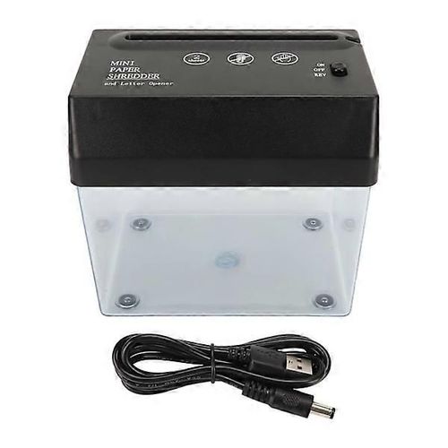Destructeur De Papier Usb Universel, Mini-Machine De Découpe De Papier Alimentée Par Usb, Pour Bureau, École, Maison