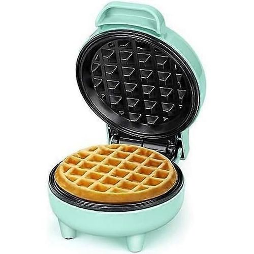 Mini gaufrier, gaufrier, voyant de cuisson, revêtement antiadhésif, poignée froide, format compact