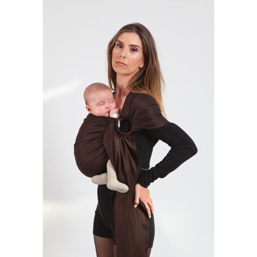 Echarpe Tissée Sans Noeud Espresso - Love Radius