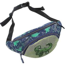 Sac banane neuf, adapté aux enfants garçons filles cadeau d'anniversaire sac banane dessin animé dinosaure portefeuille sac banane sac banane voyage