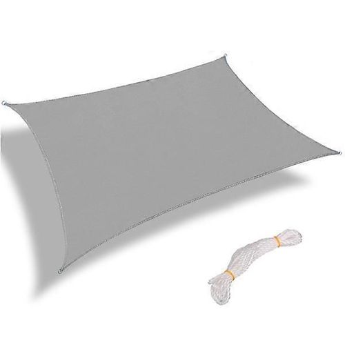 Voile D'ombrage Rectangulaire En Polyester Oxford Bleu, Pour Jardin, Terrasse, Patio, 2,5 X 2,5 M