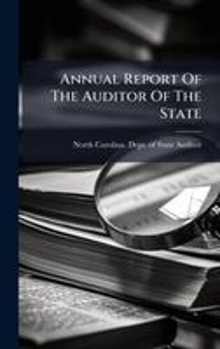 Annual Report Of The Auditor Of The State