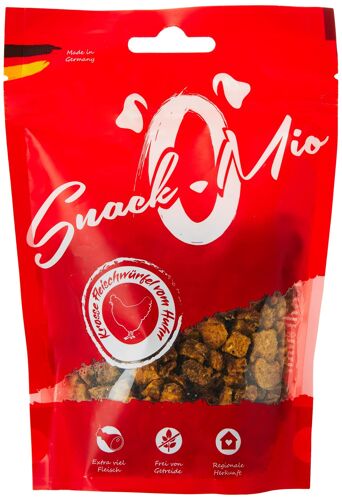 Snackomio Dés De Poulet Croustillants Mâcher Premium Pour Chien 125 G