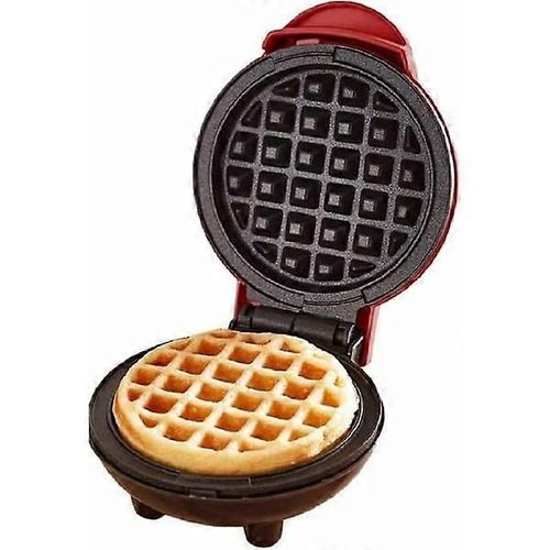Mini gaufrier électrique antiadhésif pour gaufres individuelles, paninis, crêpes et galettes de pommes de terre