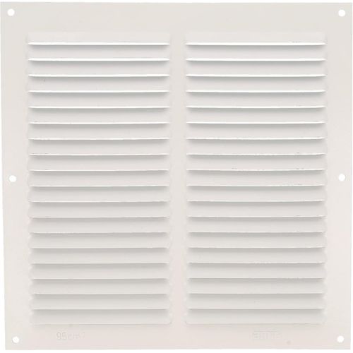 SEPT-- Grille de ventilation carrée en Aluminium | Grilles d'aération pour sortie d'air | Idéal pour plafond de cuisine et de salle de bain | Dimensions : 200 x 200 mm | Couleur: Blanc