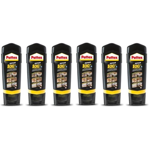 Loc-Repair Lot De 6 Tubes De Colle 100% Universelle Forte Pour Intérieur Et Extérieur Pour Réparation De Divers Matériaux Transparent 6x100 G