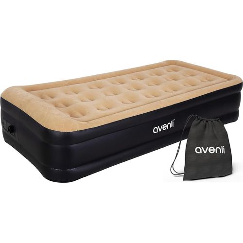 SUBZONAL-Matelas Gonflable Autogonflant 196 x 97 x 47 cm ¿ Lit Gonflable avec Pompe Intégrée Confort Ergonomique & Revêtement Velours Idéal comme Matelas d¿Appoint, Lit de Camping ou Matelas de Voyag