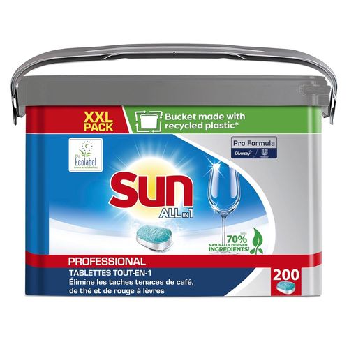 Loc-Sun Professionnel-Pastilles Tout En Un Professionnelles Pour Lave-Vaisselle-Pack De 200
