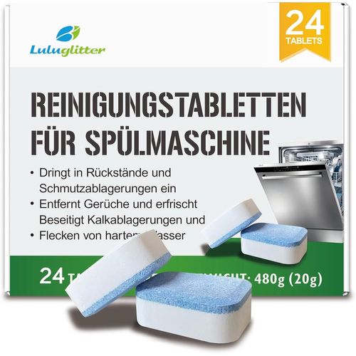 Loc-Pastilles De Détartrage Pour Lave-Vaisselle-Nettoyage En Profondeur-Résistantes-Pour Lave-Vaisselle Ou Lave-Vaisselle-Sans Danger Pour Les Fosses Septiques-Détartrant Naturel-24 Tablettes
