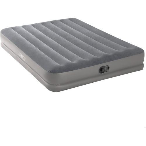 Matelas Gonflable Prestige Mid Rise Flex Pump - 2 Pers - Gonfleur Électrique - Prise Usb, Gris