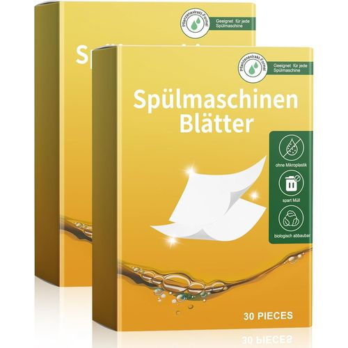 Loc-60 Pièces De Feuilles Pour Lave-Vaisselle,Tablettes Pour Lave-Vaisselle Pour Un Nettoyage Puissant,Tablettes Pour Un Nettoyage Intensif,Pouvoir Dégraissant Et Brillant(Citron)