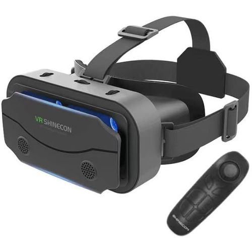 Loc-Newest Lunettes De Réalité Virtuelle 3d Pour Tous Les Smartphones,Samsung,An Oid,Angle De Vision De 90 À 100 °,Rotation À 360 °,Avec Contrôleur Noir