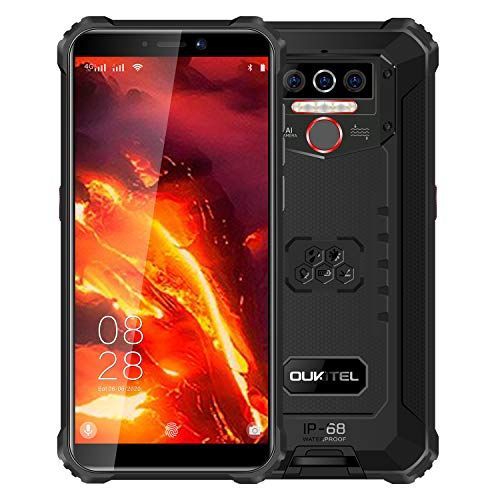 OUKITEL WP5 Pro 4G Téléphone Portable Incassable,4Go+64Go noir