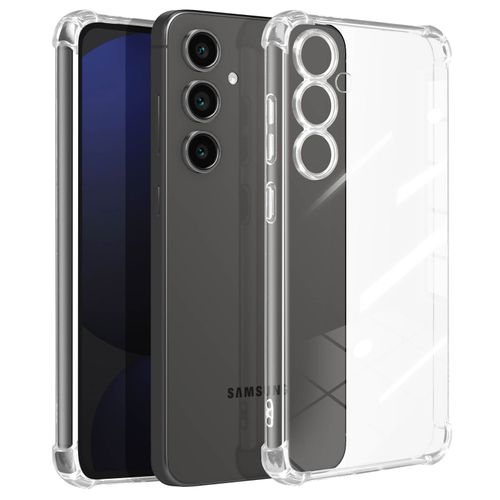 Coque Antichoc pour Samsung Galaxy S24 FE Coins Renforcés Mayaxess Transparent