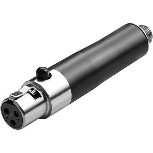 Connecteur de microphone sans fil Mini XLR vers TRS 3,5 mm-Mini XLR femelle à 3 broches vers TRS femelle verrouillable 3,5 mm,adaptateur stéréo pour micro cravate