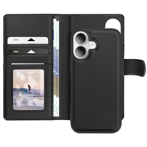 Étui pour iPhone 16 Coque Détachable Mayaxess Noir