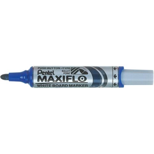 Lot De 12 Marqueur Effaçable À Sec Tableau Blanc Pointe Ogive Large Encre Liquide Base Alcool Bleue