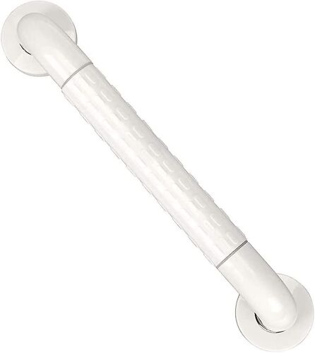 Barre d'appui murale pour toilettes, en acier inoxydable SUS304, porte-serviettes, 400 mm (blanc)