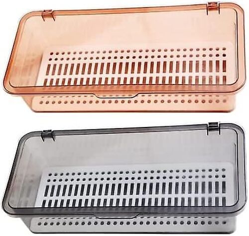 Boîte À Couverts Boîte De Rangement Pour Couverts De Cuisine, 2 Pièces Égouttoir À Couverts Avec Maille, Baguettes Couverts Ou