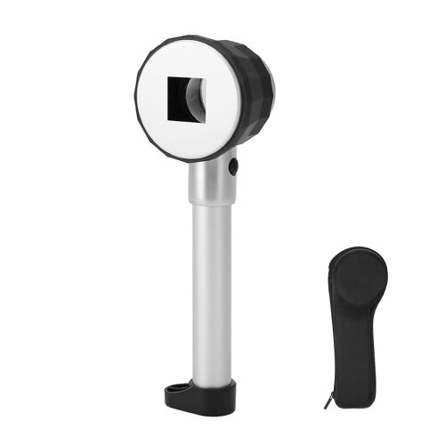 Loupe Portative 10x, 3 Led, Verre Optique Avec Échelle De Mesure, Loupe De Bijouterie