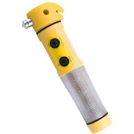 Marteau de voiture multifonction 2025, brise-vitre d'urgence et coupe-ceinture de sécurité, outil d'évacuation de voiture avec flash
