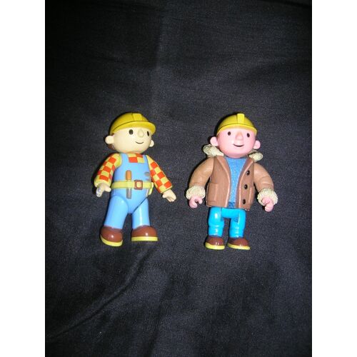 Lot De 2 Figurines Bob Le Bricoleur.
