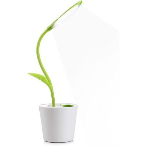 Lampe De Bureau Pour Enfants, Lampe De Chevet Avec Lampe De Lecture Usb À Intensité Variable, 3 Niveaux De Luminosité Avec Fonction Tactile
