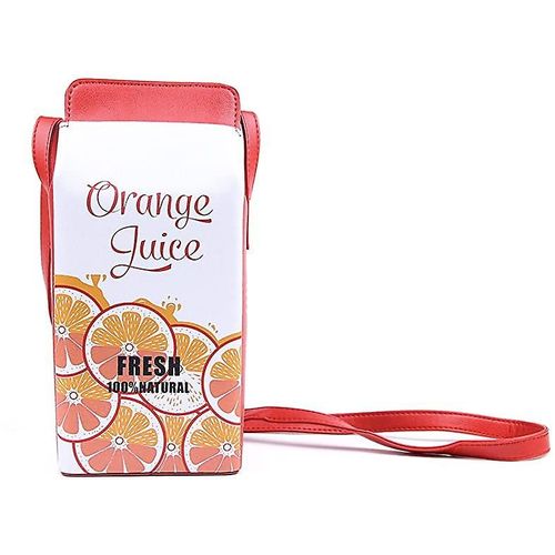 Sac à bandoulière pour fille, portefeuille pour téléphone portable, sac à main, orange