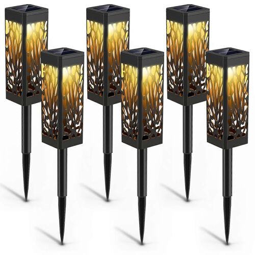 Lampes Solaires D'extérieur, Lampes Solaires D'extérieur Sans Pignon, 6 Pièces