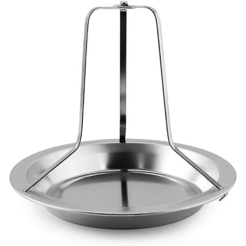 Grille De Cuisson Verticale En Acier Inoxydable Pour Poulets, Canards, Grill, Rôtissoire, Plateau De Barbecue Robuste Pour Four, Poêle De Cuisson