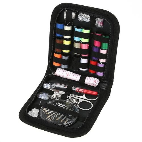 2025 - Boîte À Couture Multifonction, Trousse À Outils, Fil À Coudre, Aiguilles, Boutons En Tissu, Ciseaux De Bricolage, Trousse De Voyage
