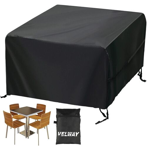 Housse De Table De Jardin, Housse De Salon, 125 X 125 X 74 Cm, Housse De Meubles Imperméable Oxford 420d, Imperméable