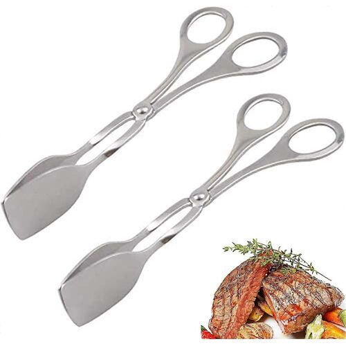 Pinces De Cuisine Pinces À Barbecue Pinces À Pâtisserie Pinces De Service Pinces Multi-Usages Les Pinces De Cuisine En Forme De Ciseaux Pour Une Utilisation Quotidienne Pour Ramasser Des Tranches