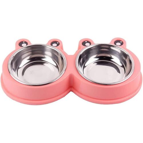 Gamelle Double Pour Chat 2025, Gamelle Double Pour Chien Et Animaux De Compagnie, Ensemble De Gamelles En Acier Inoxydable, Gamelle Double Pour Chat