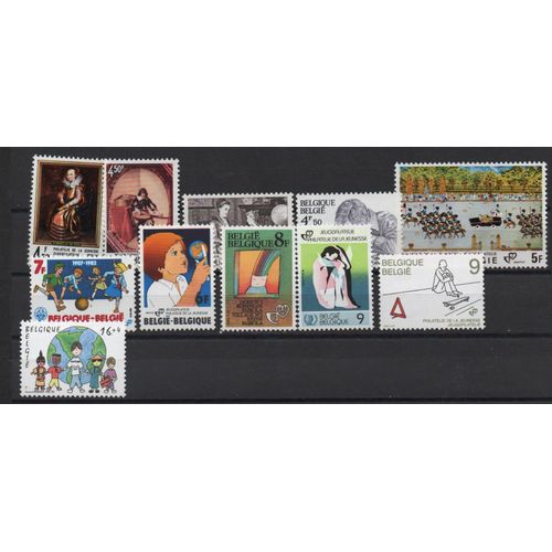 Belgique Timbre Philatélie De La Jeunesse
