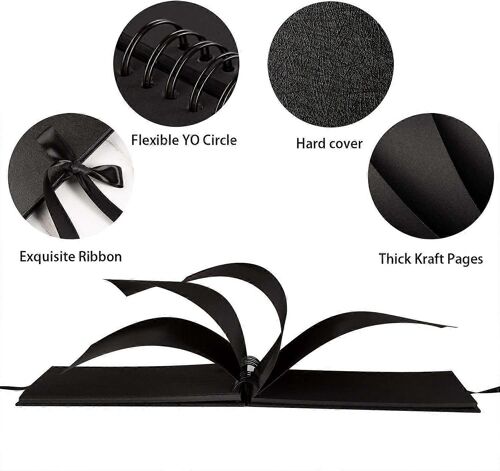 Album Photo Fait Main De 80 Pages Pour Scrapbooking, Papier Artisanal, Cadeau Souvenir