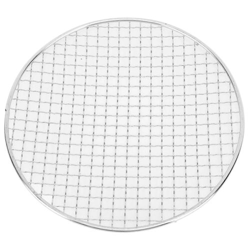 Grille de cuisson ronde en acier inoxydable de 25 cm de diamètre, grillage de 1,5 mm pour barbecue