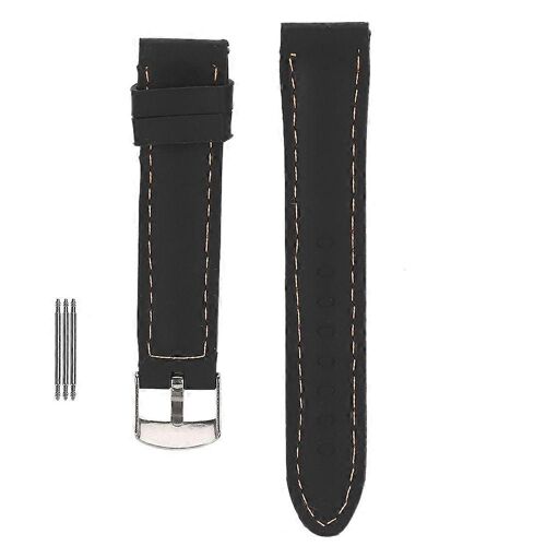 Bracelet De Montre En Silicone Réglable, Pièce De Rechange Pour Montre-Bracelet, 20 Mm