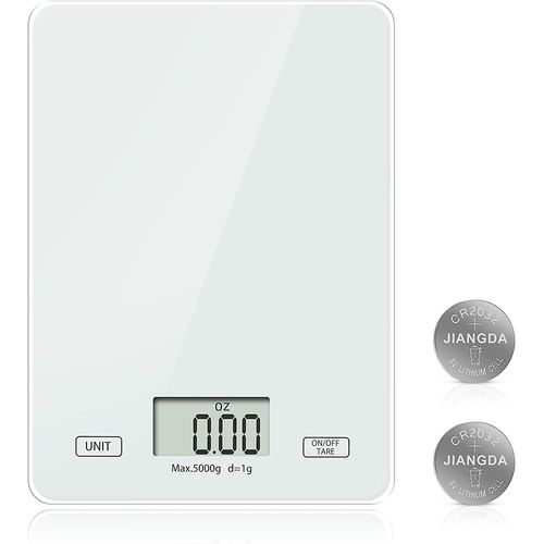 Balance De Cuisine Numérique, 5 Kg (Précision 2 G) Balances Numériques Balances Électroniques Numérique