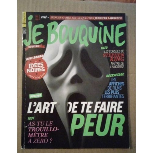 Je Bouquine N° 381 Novembre 2015 : Dossier L’Art De Te Faire Peur