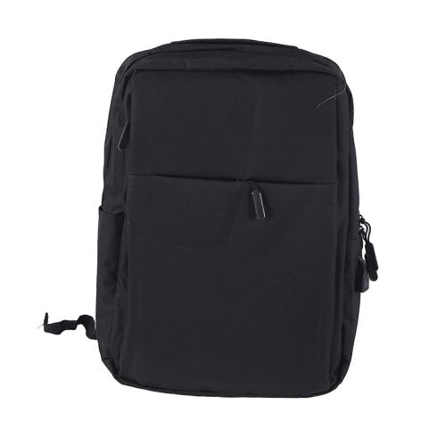 Sac à dos de voyage pour ordinateur portable, unisexe, avec port de chargement USB, sac à dos décontracté pour homme et femme, noir