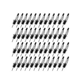 50 Becs Verseurs À Vin En Acier Inoxydable, Bouchons À Vin Monobloc, Bouchons Pour Bouteilles De Vin, Bouteilles De Vin Avec Bouchons