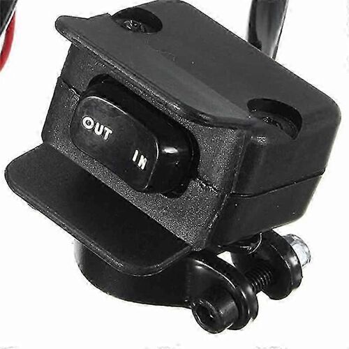 Interrupteur À Bascule Pour Guidon De Moto, Vtt/Utv, 3 Mètres, Kit De Ligne De Commande, Interrupteur Étanche 12 V, Connecteur Noir
