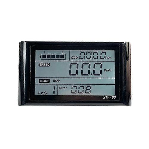 Compteur De Vitesse Pour Vélo Électrique Sw900, Écran Lcd, Étanche, Enregistrement, Réglage, 24-72 V, Fg2025031701373