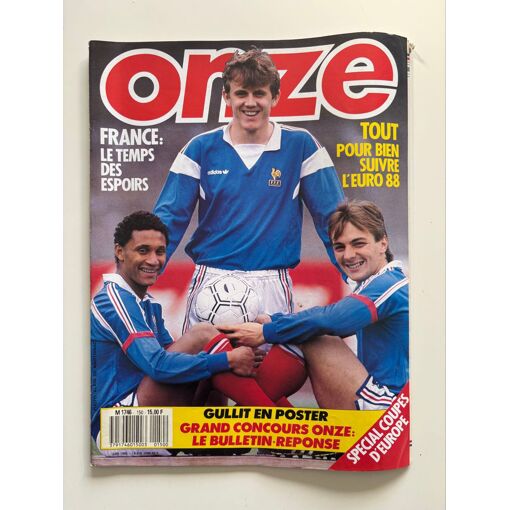 magazine ONZE MONDIAL Numéro 93 coupes d'Europe